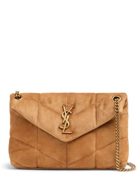 Semsket skinn mini bag Saint Laurent