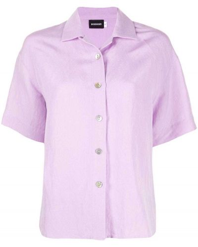 Camisa manga corta Goodious violeta