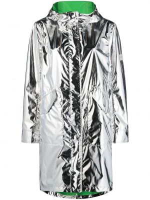 Kabát Yves Salomon stříbrný