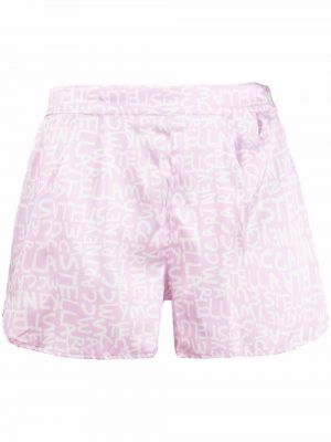 Trykt shorts Stella Mccartney rosa