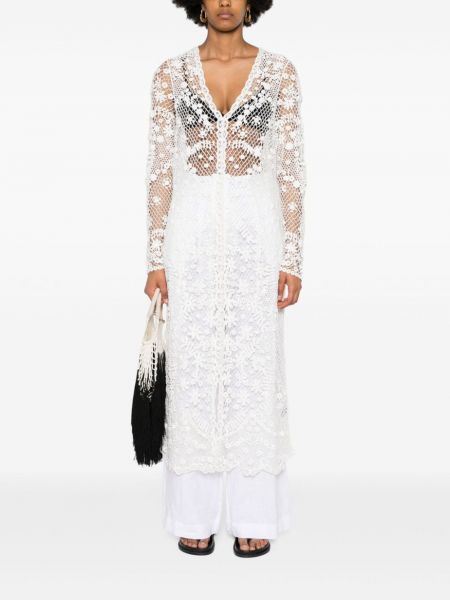 Sukienka midi Ralph Lauren Collection biały