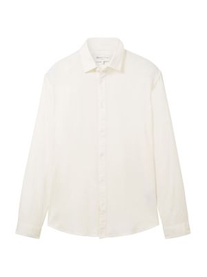Džinsiniai marškiniai Tom Tailor Denim balta