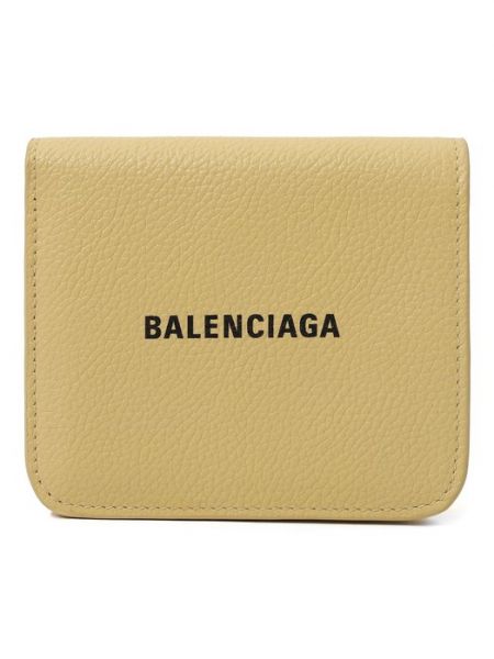 Желтый кожаный кошелек Balenciaga