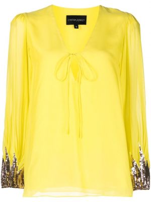 Blus Cynthia Rowley gul