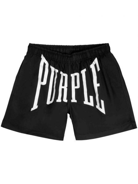 Bermuda kratke hlače s printom Purple Brand