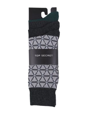 Ponožky Top Secret šedé
