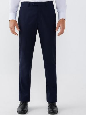 Однотонные брюки Cortefiel синие