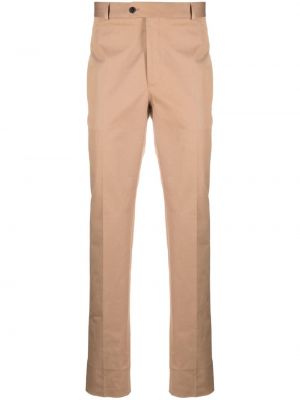 Puuvillased slim fit chino-püksid Fursac beež