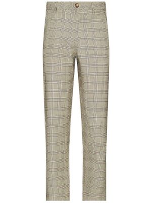 Pantaloni chino a quadri Bound grigio