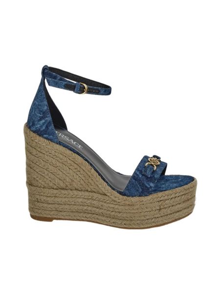 Sandały Versace niebieskie
