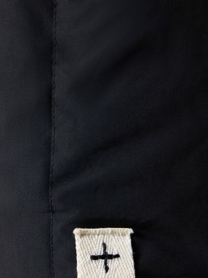 Páperová bunda s kapucňou Jil Sander čierna