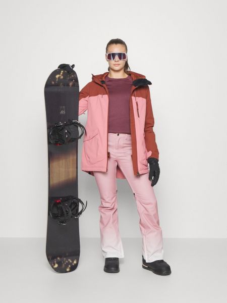 Kurtka narciarska Roxy różowa