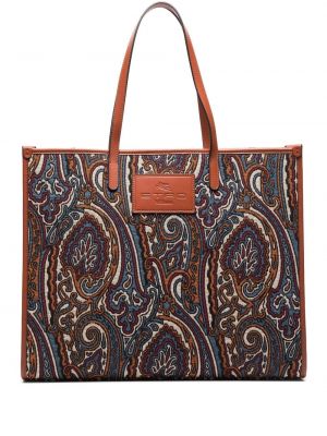 Paisley trykt shoppingbag Etro brun