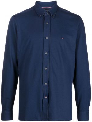 Hemd mit stickerei Tommy Hilfiger blau