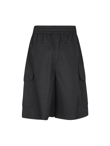 Pantalones cortos cargo de algodón Max Mara Weekend negro