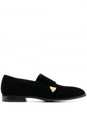 Pantofi loafer de catifea Giuseppe Zanotti