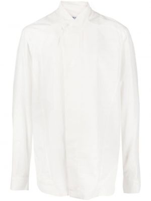 Βαμβακερό πουκάμισο Julius λευκό