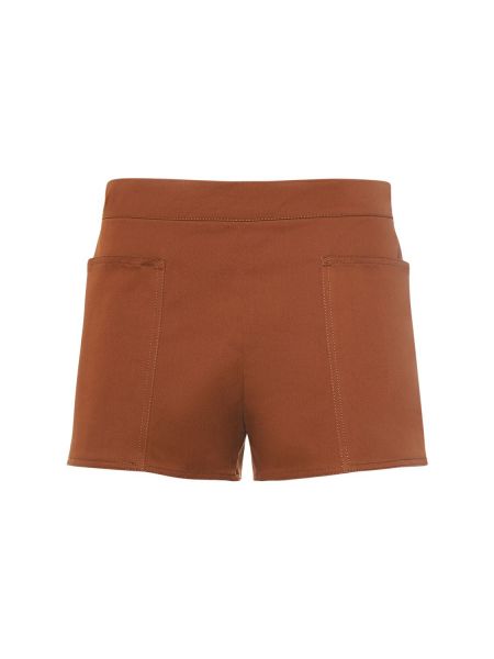 Bomuld shorts Max Mara brun