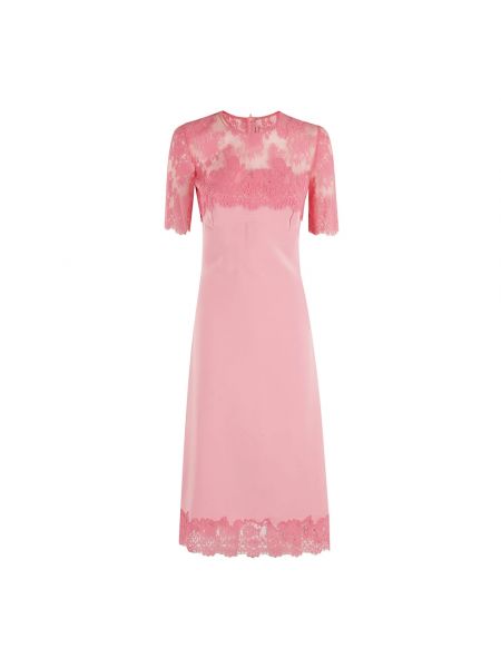 Sukienka midi elegancki Ermanno Scervino różowy