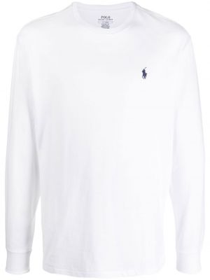 Polo krekls ar apaļu kakla izgriezumu Polo Ralph Lauren balts