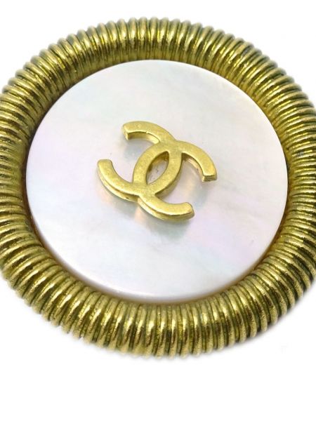 Boucles d'oreilles à clips Chanel Pre-owned doré