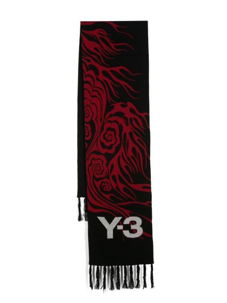 Jacquard tørklæde Y-3 sort