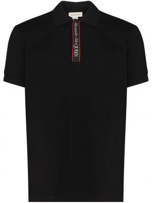 Polo marškinėliai Alexander Mcqueen juoda