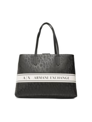 Shopper rankinė Armani Exchange juoda