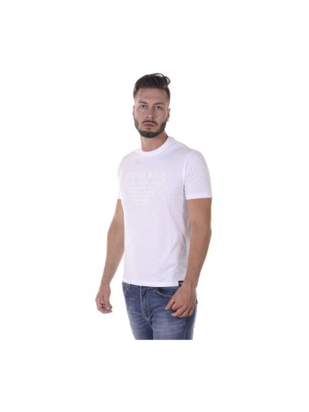 Sweatshirt mit print Armani Jeans weiß