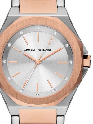Zegarek z różowego złota Armani Exchange