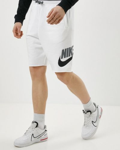 Спортивные шорты Nike, белые