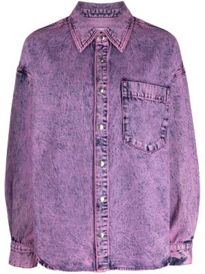 Džinsiniai marškiniai Izzue violetinė