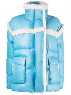Urbancode faux-shearling padded coat - Blu