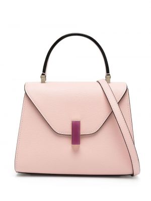 Leder shopper handtasche Valextra pink