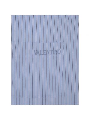 Camisa a rayas Valentino azul