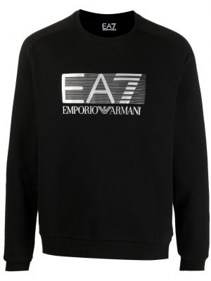 Sweatshirt Ea7 Emporio Armani svart