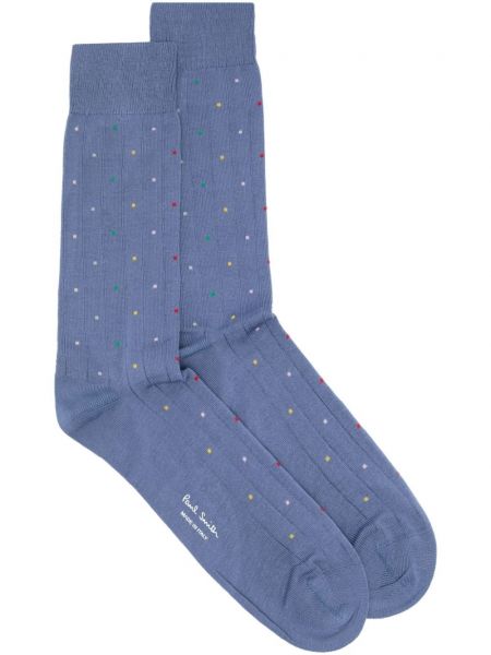 Puntíkaté ponožky Paul Smith modré