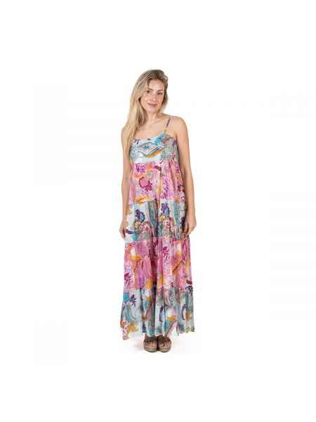 Midi šaty Isla Bonita By Sigris růžové