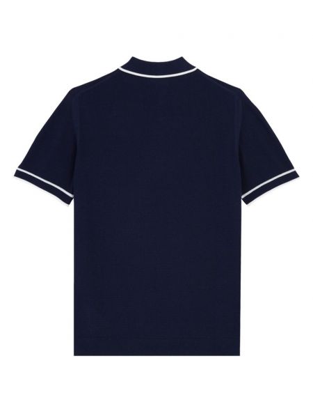 Siuvinėtas polo marškinėliai Vilebrequin mėlyna