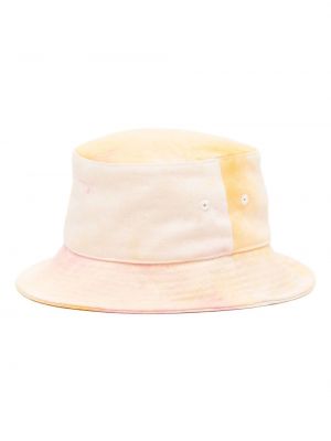 Bavlněný klobouk s potiskem Haikure oranžový