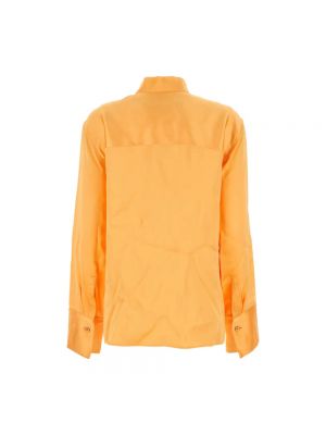 Camisa de raso Jil Sander naranja