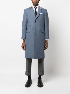 Mantel mit geknöpfter Thom Browne blau