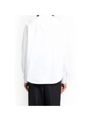 Camisa con hebilla Versace blanco