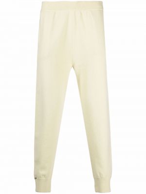 Pantalones de chándal de cachemir Extreme Cashmere amarillo