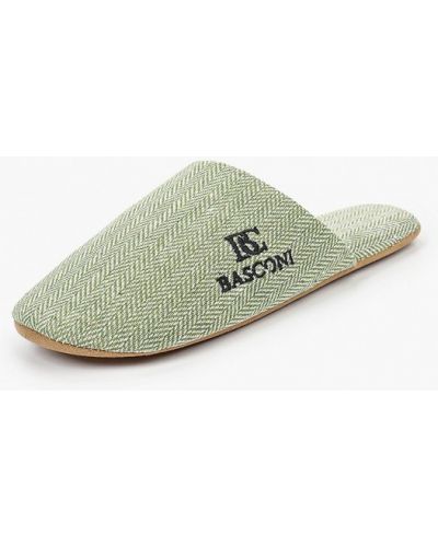 Тапочки Basconi зеленые