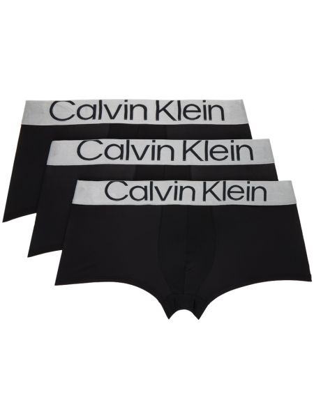 Боксеры с низкой талией Calvin Klein Underwear черные