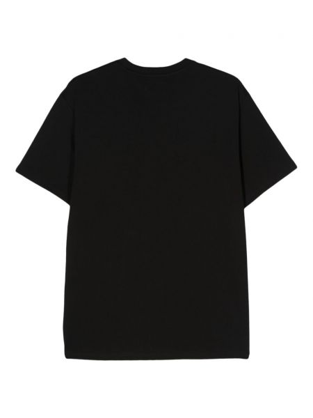 T-shirt en coton à imprimé Just Cavalli noir