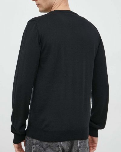 Gyapjú pulóver Manuel Ritz fekete