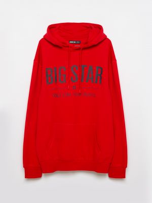 Džemperis su gobtuvu su žvaigždės raštu Big Star