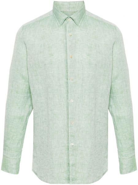 Λινό πουκάμισο Glanshirt πράσινο
